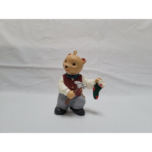 Hallmark Keepsake Ornaments - The Bearingers - Papa - Handcrafted - Vintage 1993 - Picture 2 of 12